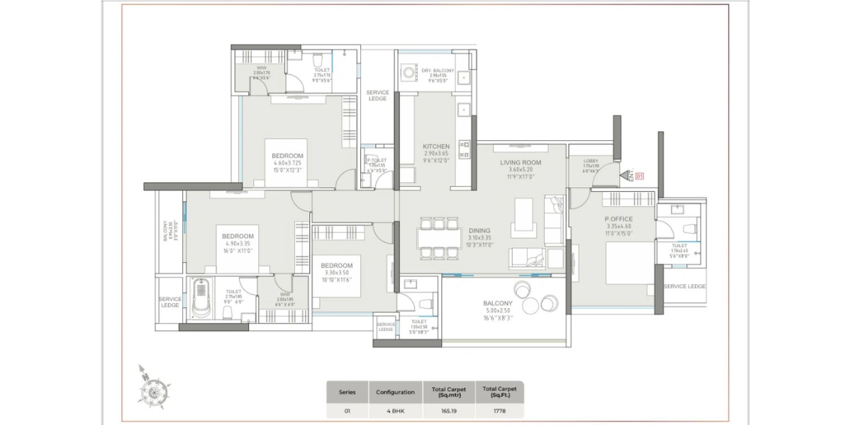 Venkatesh Laurel Floor Plan